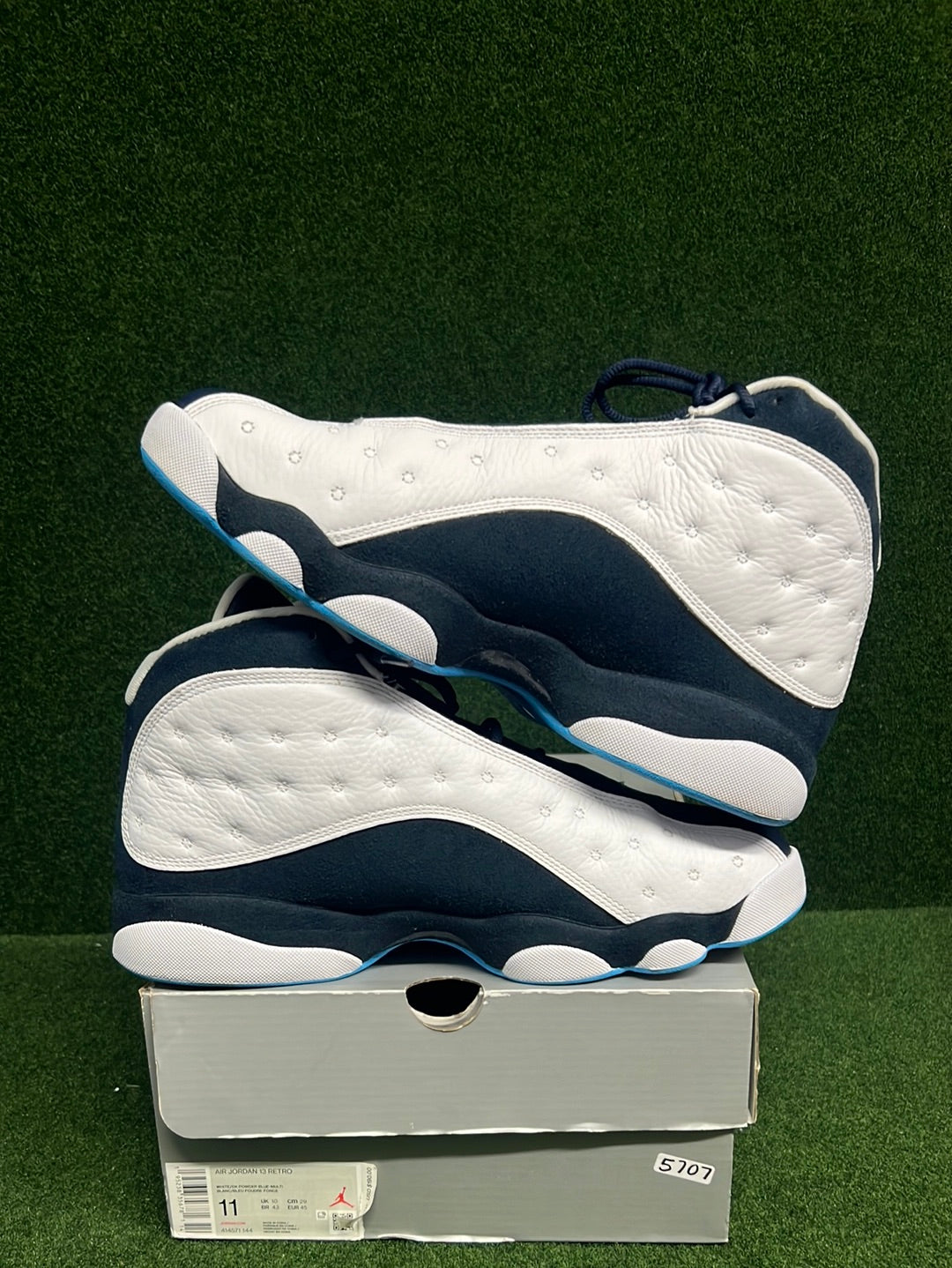 Jordan 13 Retro Obsidian Powder Blue White USED