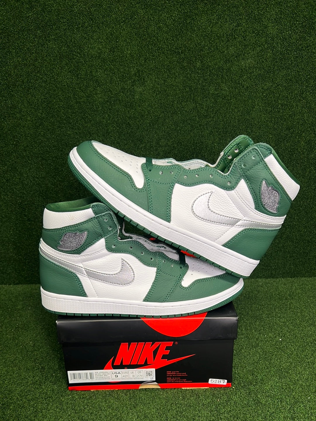 Jordan 1 Retro High OG Gorge Green USED