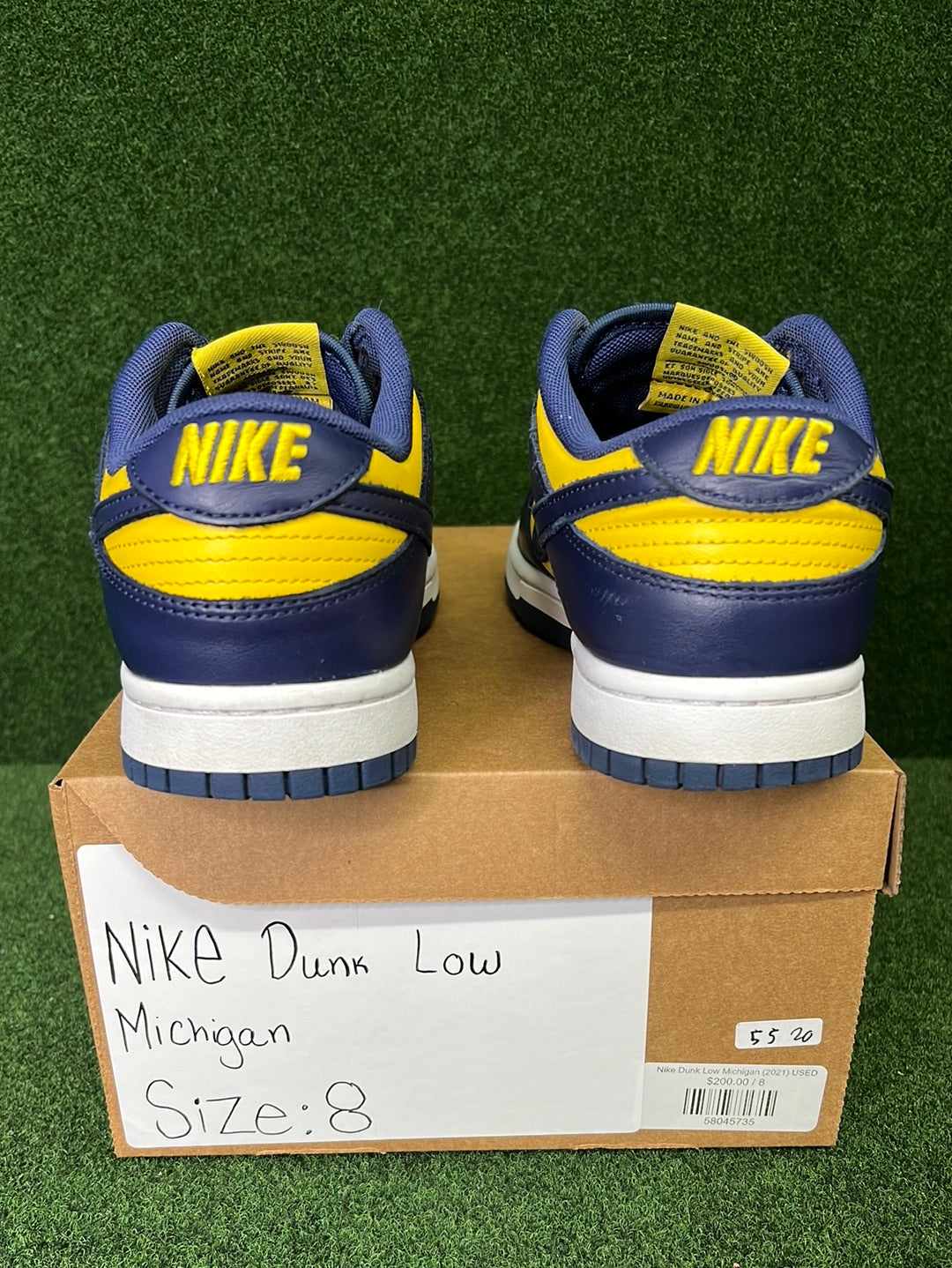 Nike Dunk Low Michigan (2021) USED