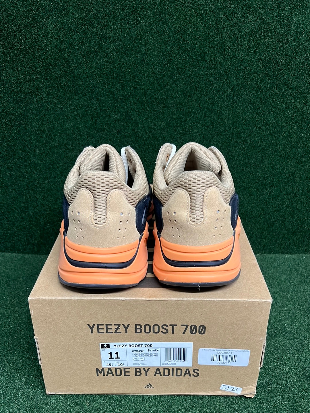 adidas Yeezy Boost 700 Enflame Amber USED