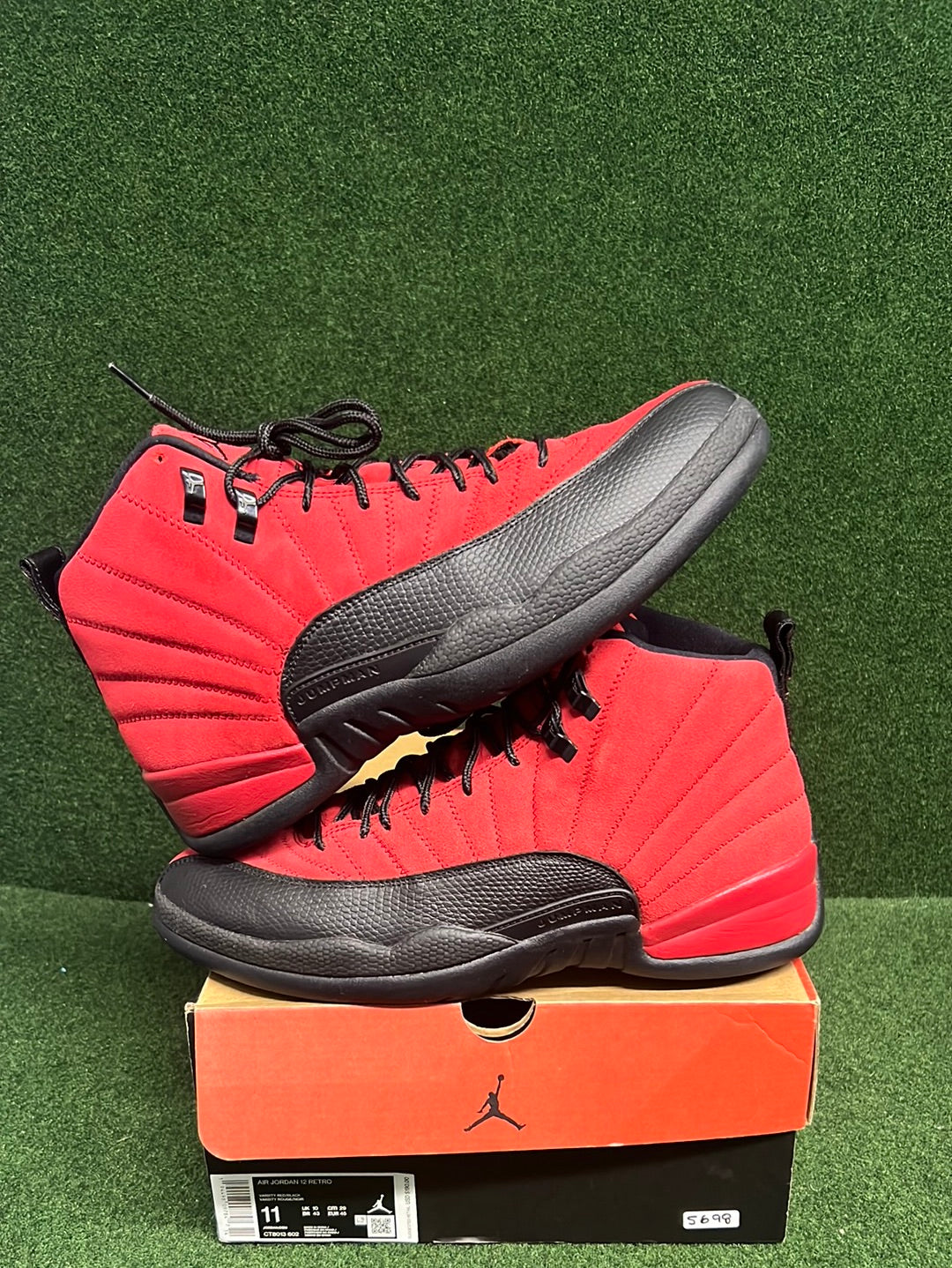 Jordan 12 Retro Reverse Flu Game USED