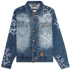 BILLIONAIRE BOYS CLUB BB ILLUMINATE DENIM JACKET - POLARIS