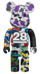 Bearbrick x BAPE 28th Anniversary Camo #1 400%