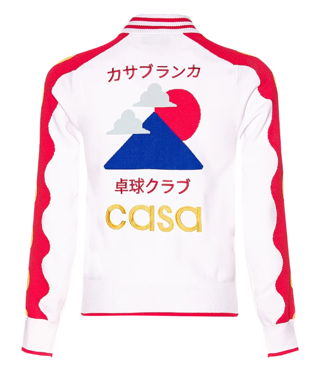 Casablanca Track Top 'White/Red'