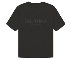 Fear of God Essentials T-shirt Black/Stretch Limo Back Logo