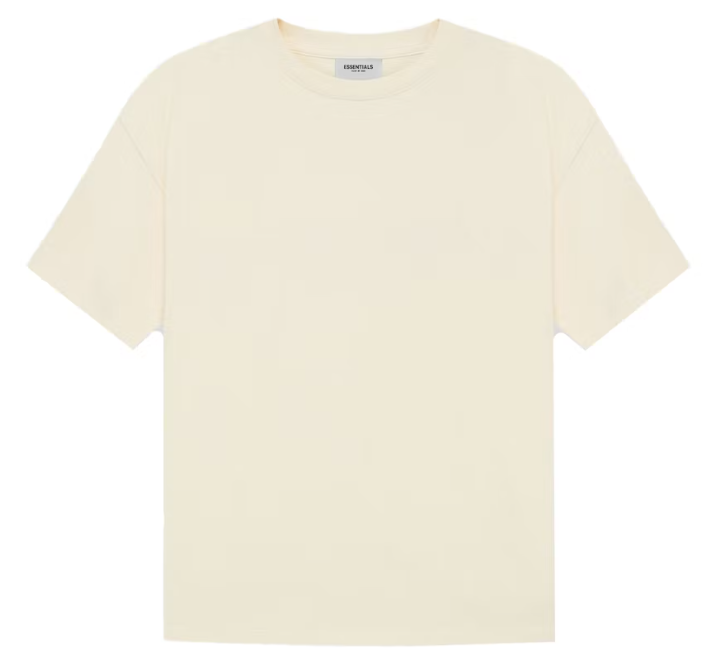 Fear of God Essentials T-shirt Cream/Buttercream Back Logo