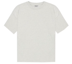 Fear of God Essentials T-shirt Light Heather Oatmeal Back Logo