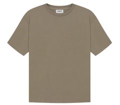 Fear of God Essentials T-shirt Taupe Back logo