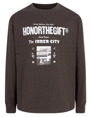 HONOR THE GIFT Stereo Long Sleeve Tee BLACK