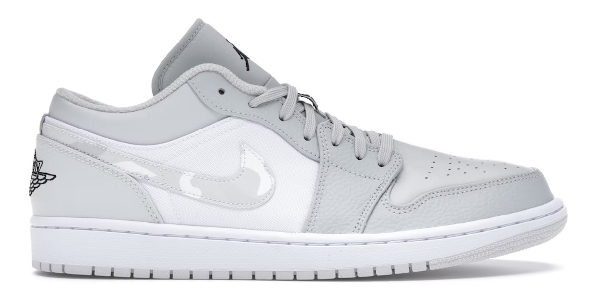 Jordan 1 Low White Camo