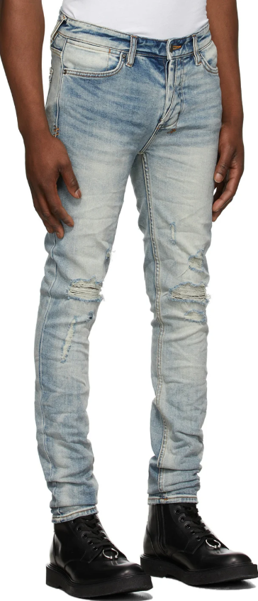 KSUBI Blue Skyhigh Trashed Van Winkle Jeans