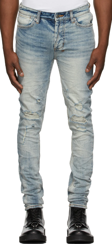 KSUBI Blue Skyhigh Trashed Van Winkle Jeans