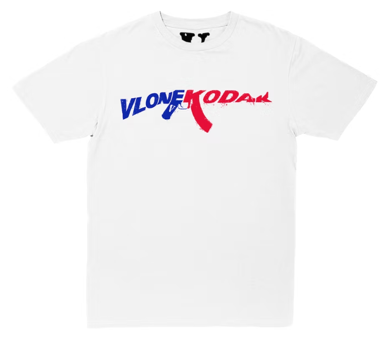 Kodak Black x Vlone 47 T-shirt White