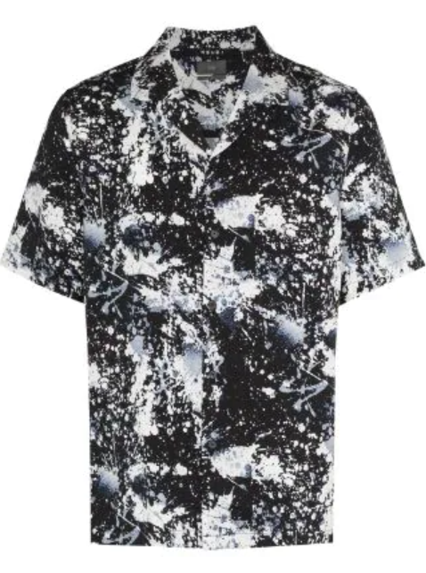 Ksubi Splash Back printed cuban shirt