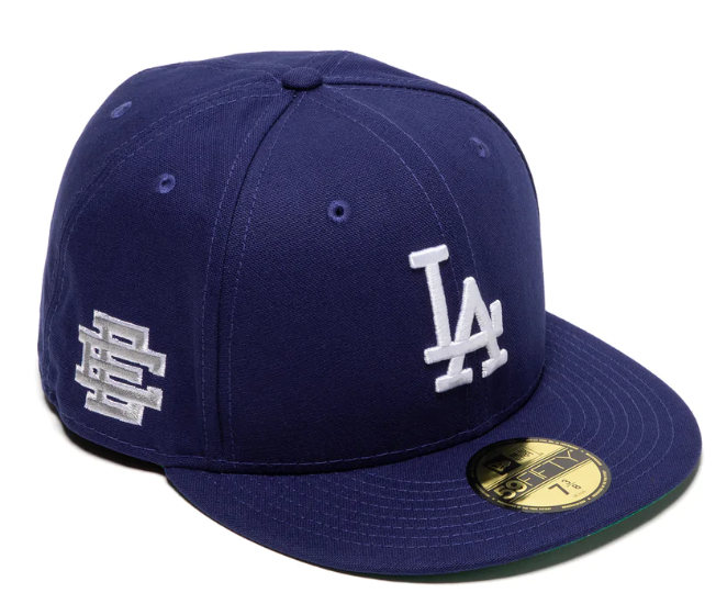 NEW ERA X ERIC EMANUEL LOS ANGELES DODGERS FITTED HAT (BLUE)