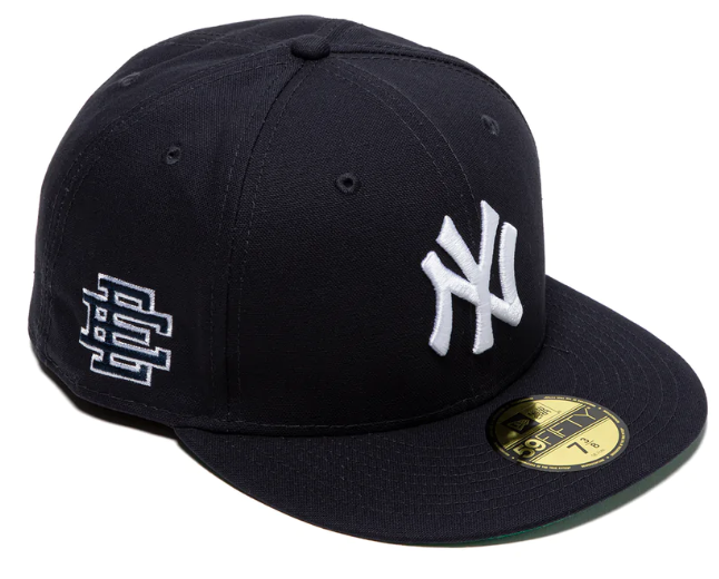 NEW ERA X ERIC EMANUEL NEW YORK YANKEES FITTED HAT (NAVY)