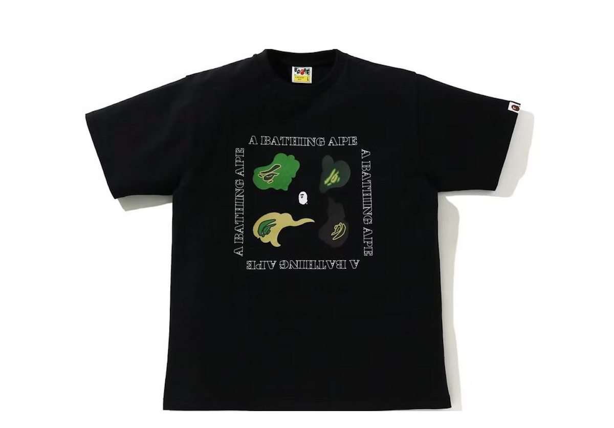 BAPE Def Camo Tee Black/Green