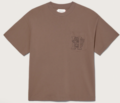 Mascot Pocket Tee - Brown