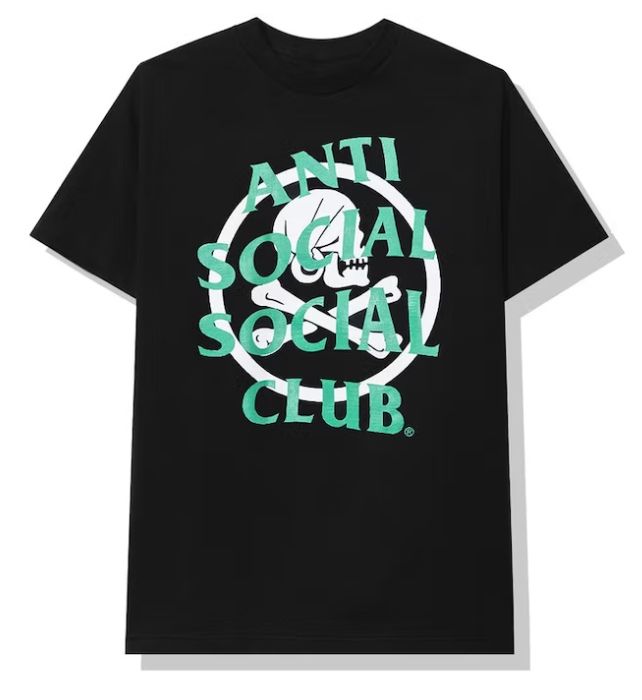 Anti Social Social Club x Neighborhood Cambered Black Tee