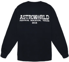 Travis Scott Astronaut L/S Tee Black