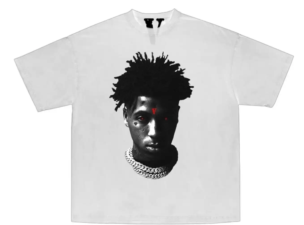 YoungBoy NBA x Vlone Reaper's Tee White