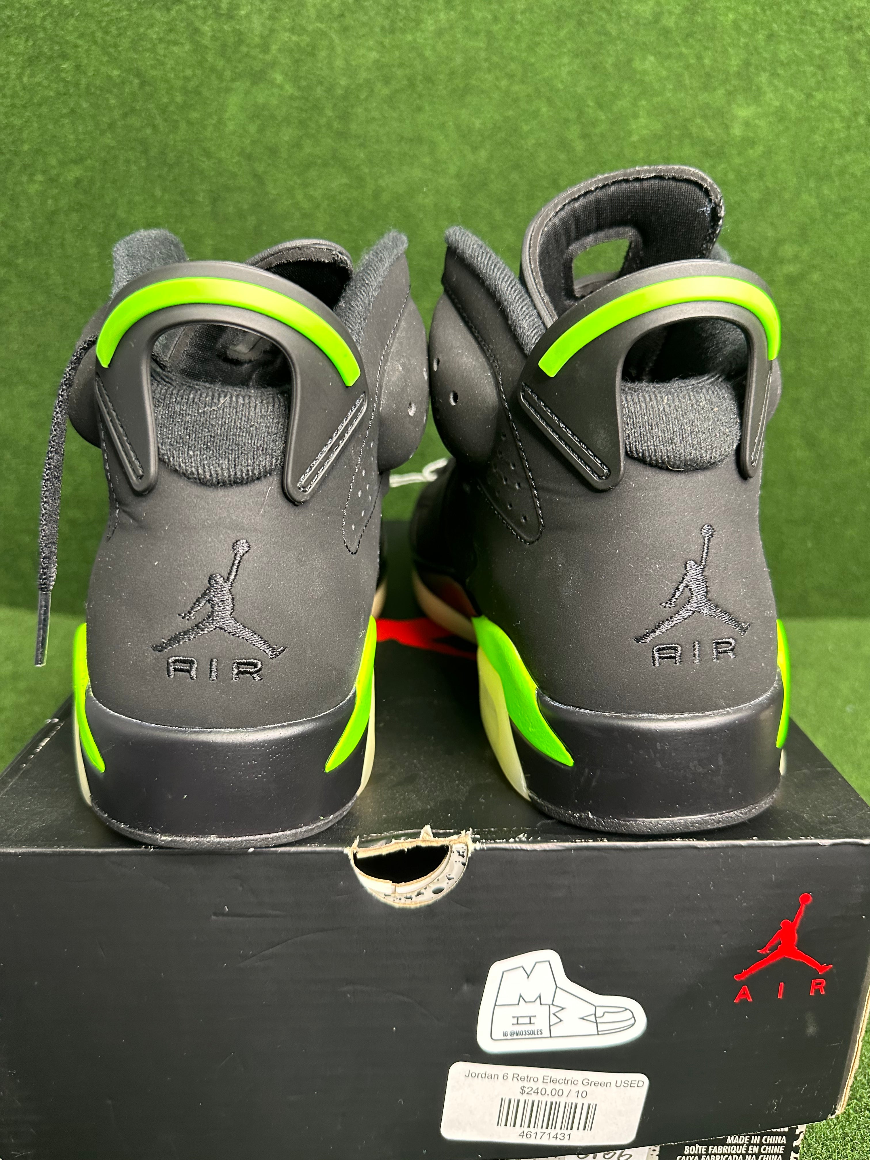 Jordan 6 Retro Electric Green USED