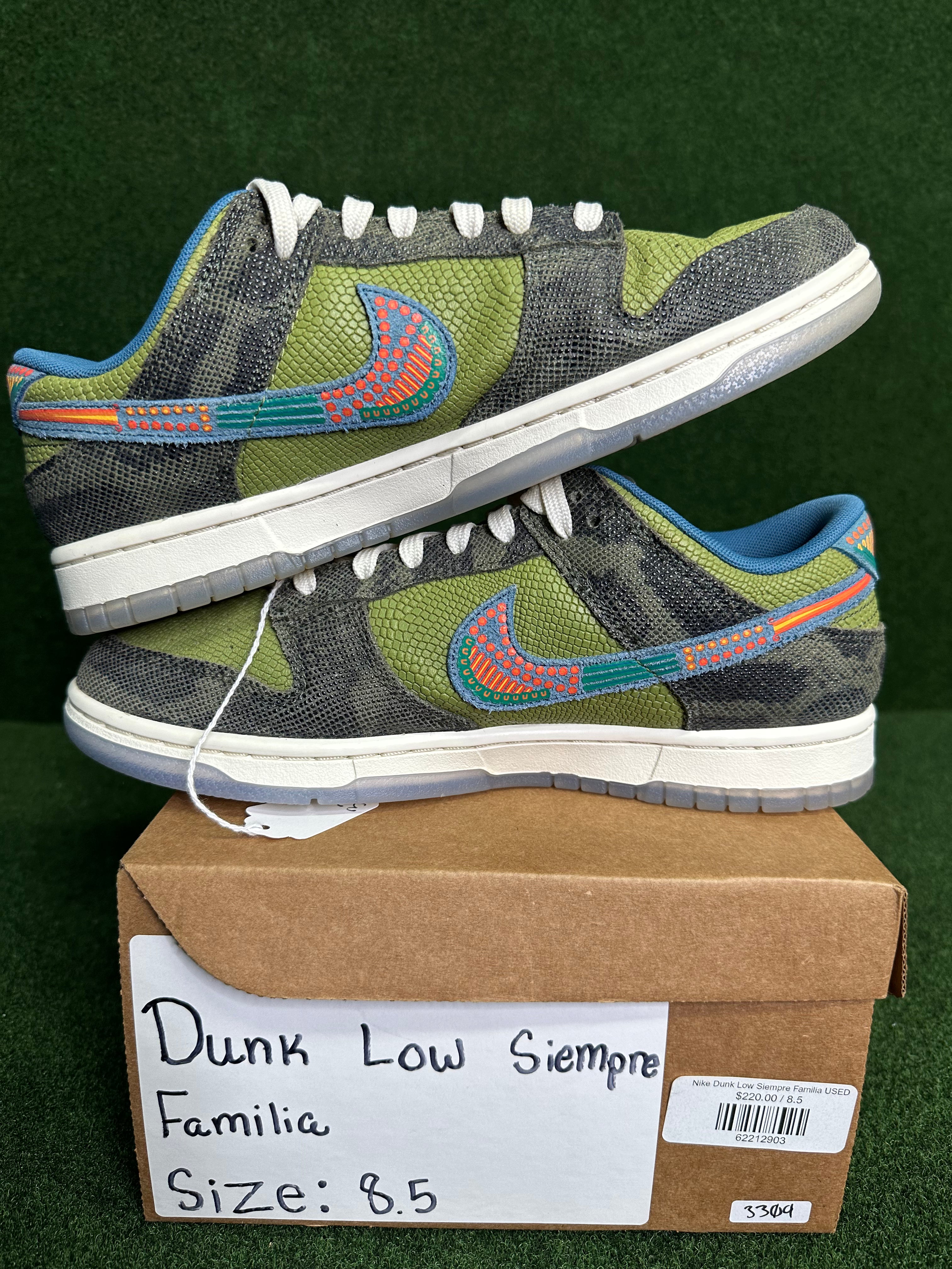 Nike Dunk Low Siempre Familia USED