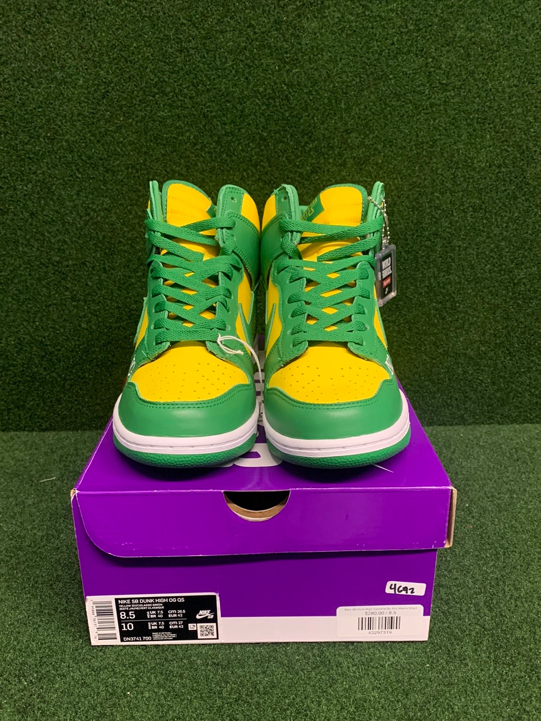 Nike SB Dunk High Supreme By Any Means Brazil