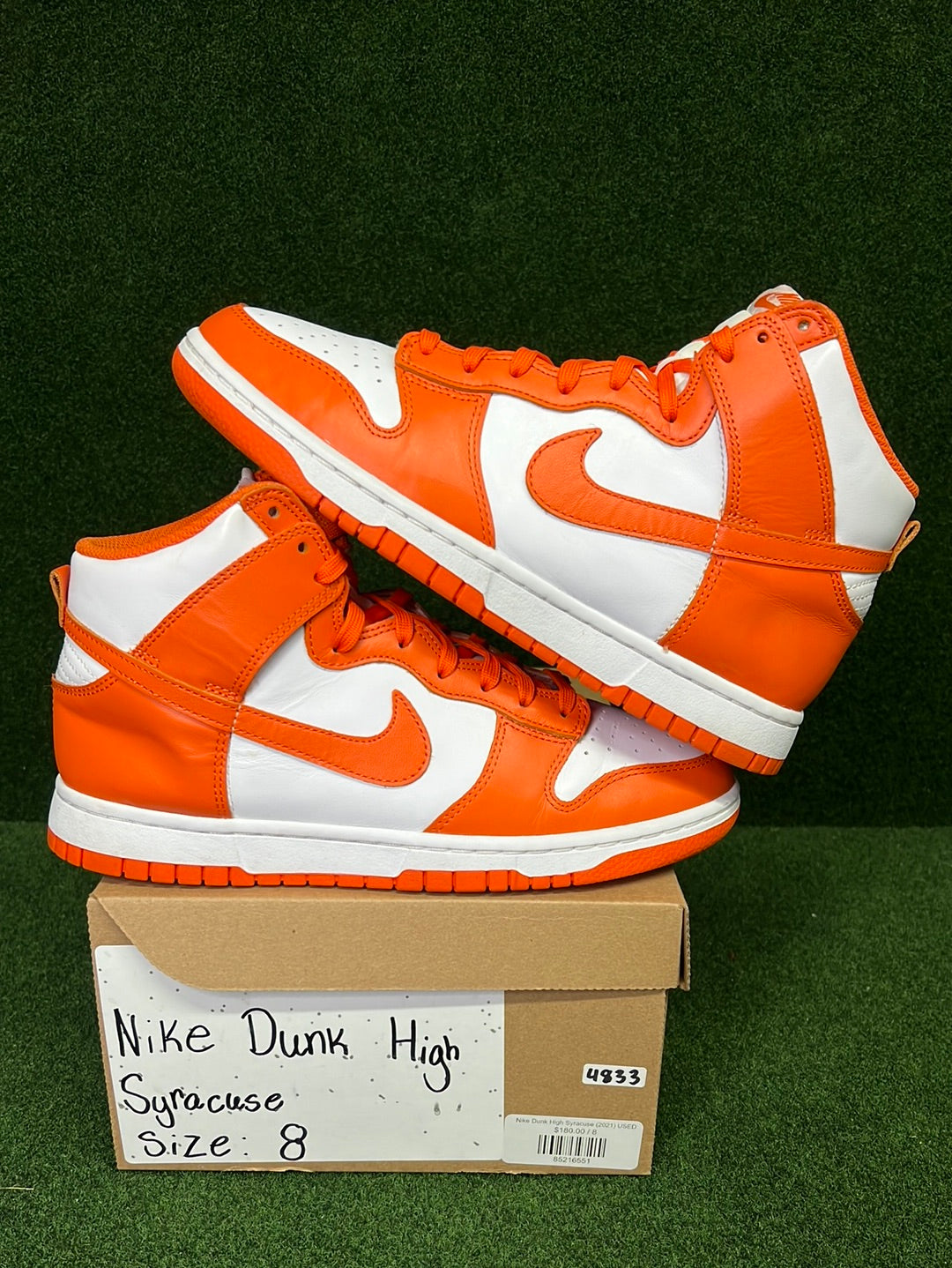 Nike Dunk High Syracuse (2021) USED