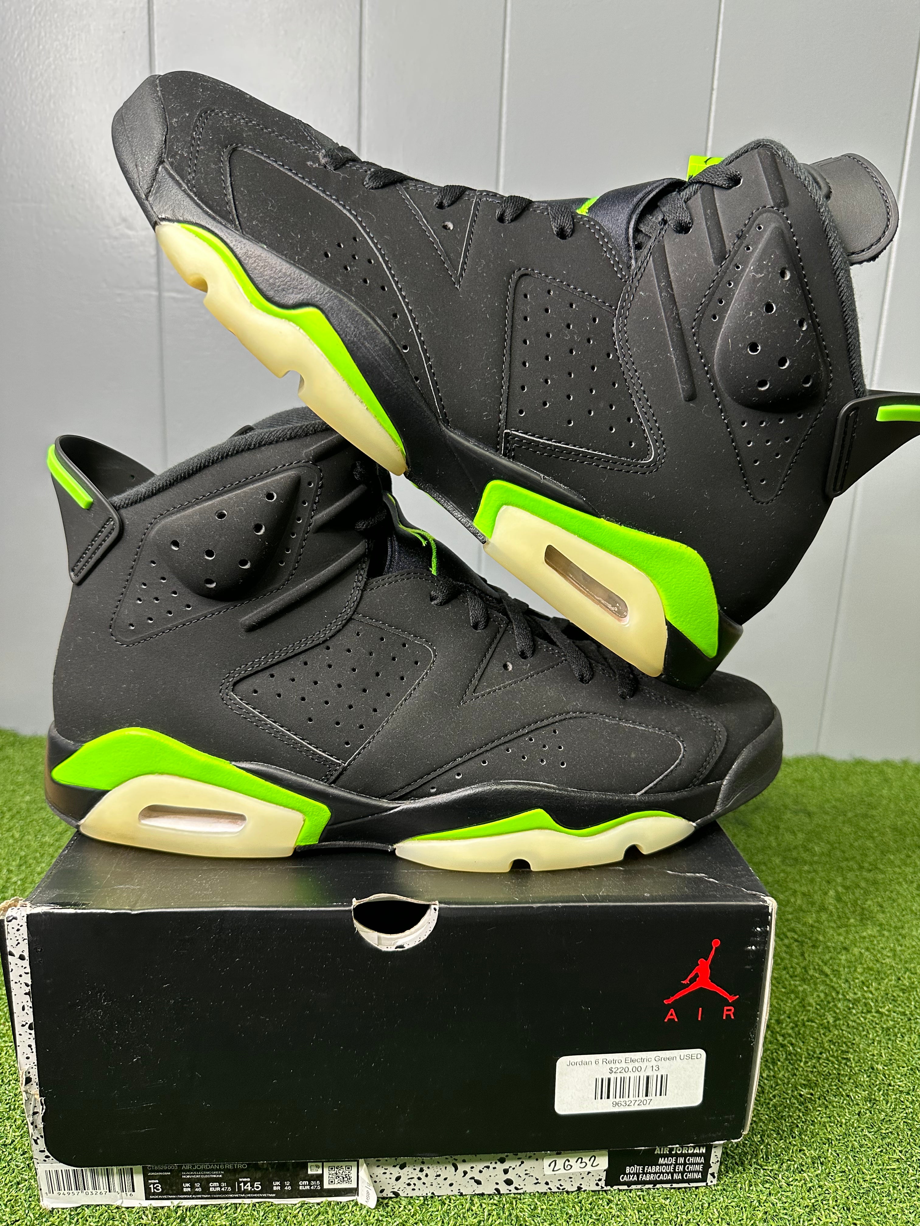 Jordan 6 Retro Electric Green USED