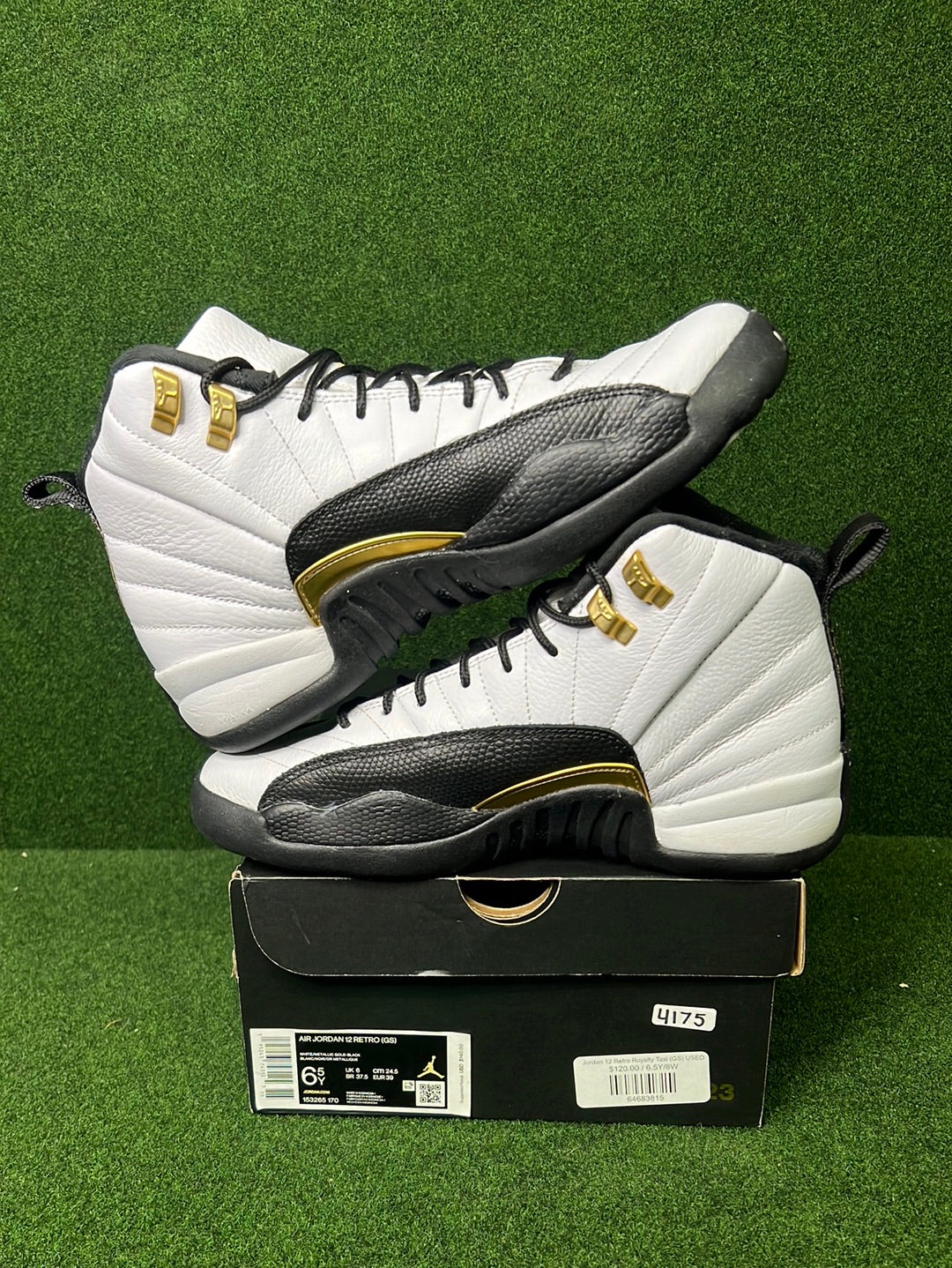 Jordan 12 Retro Royalty Taxi (GS) USED