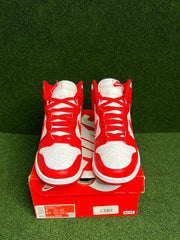 Nike Dunk High Championship White Red USED