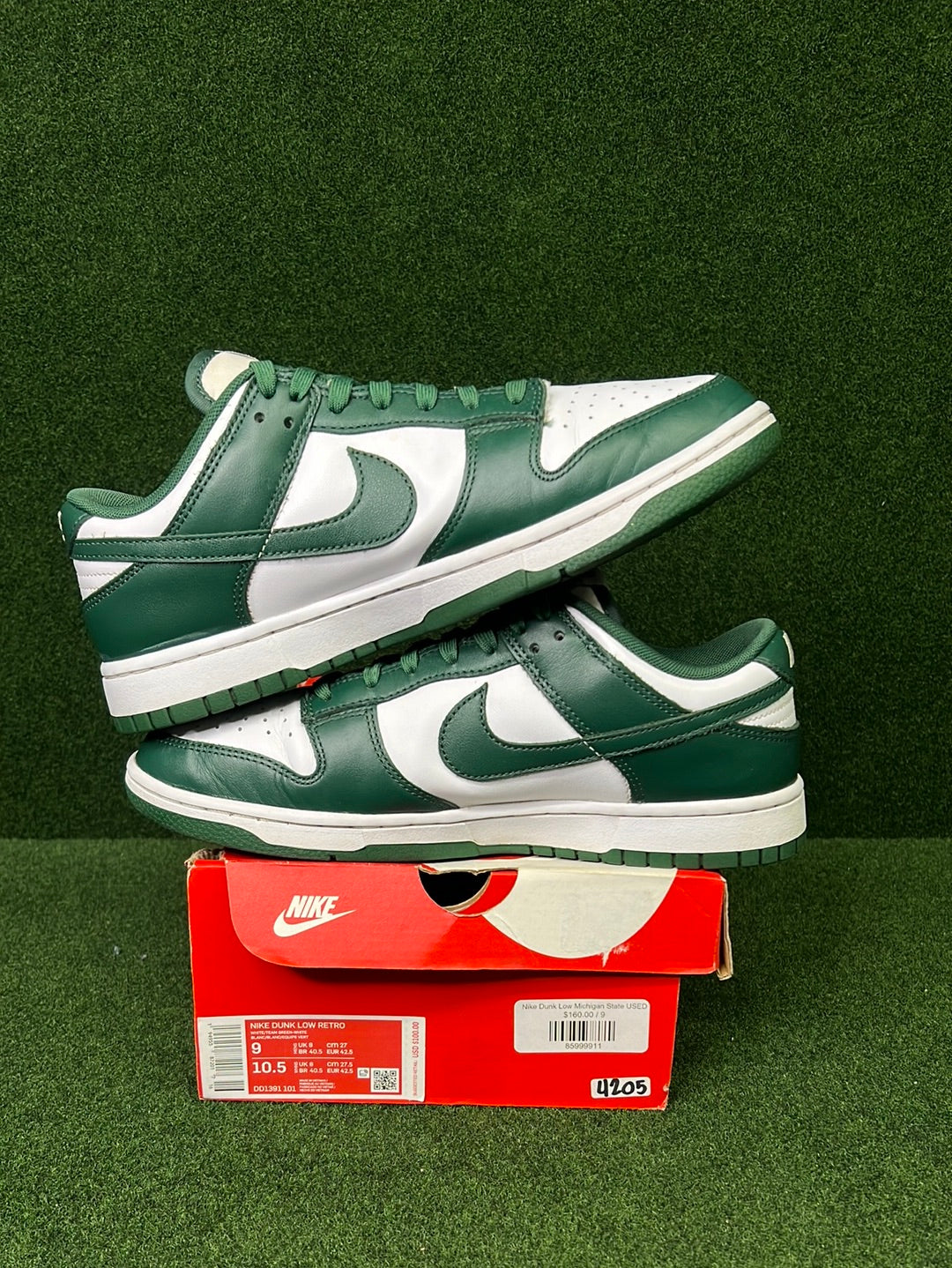 Nike Dunk Low Michigan State USED