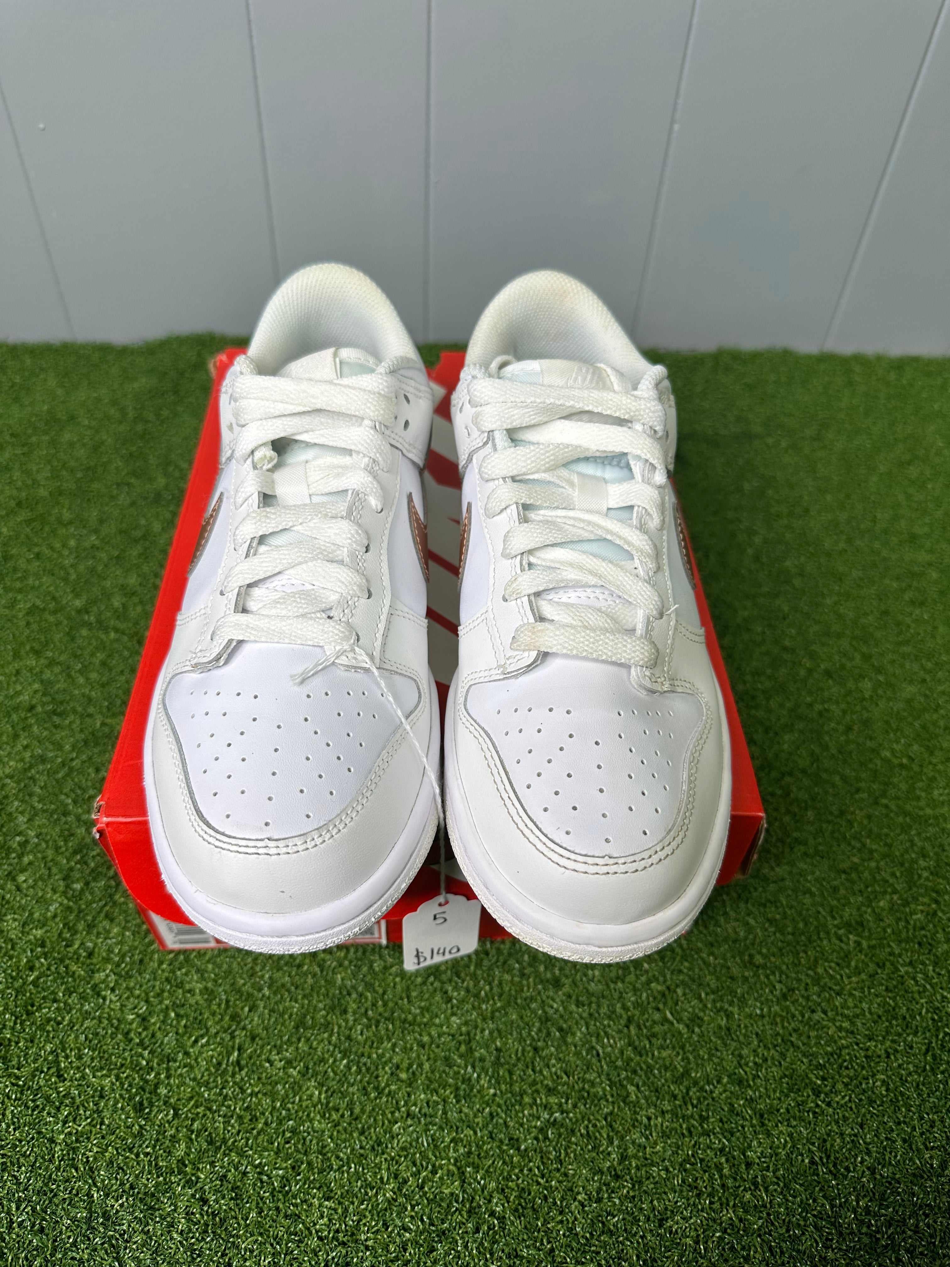 Nike Dunk Low White Pink (GS) USED