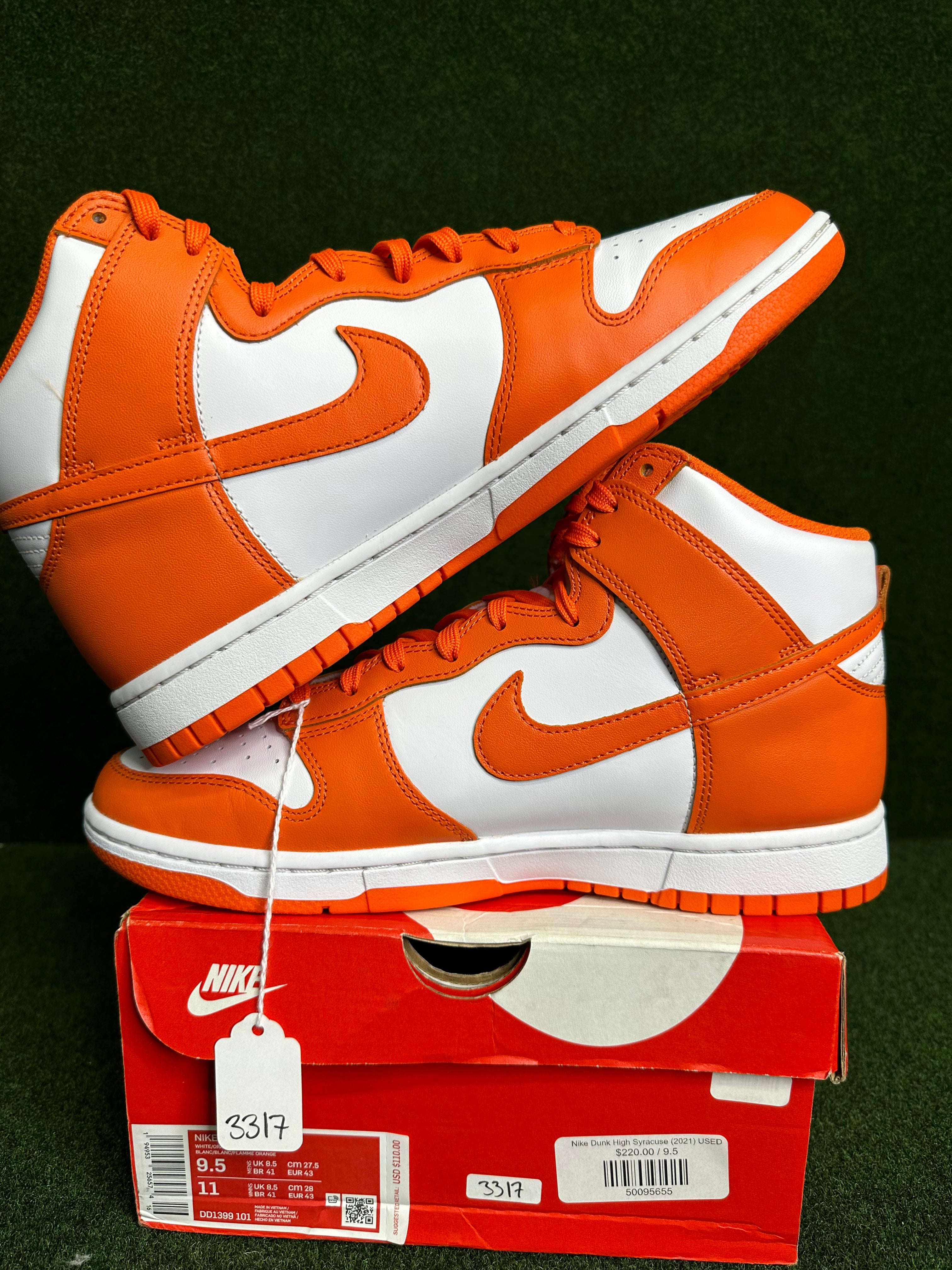 Nike Dunk High Syracuse (2021) USED