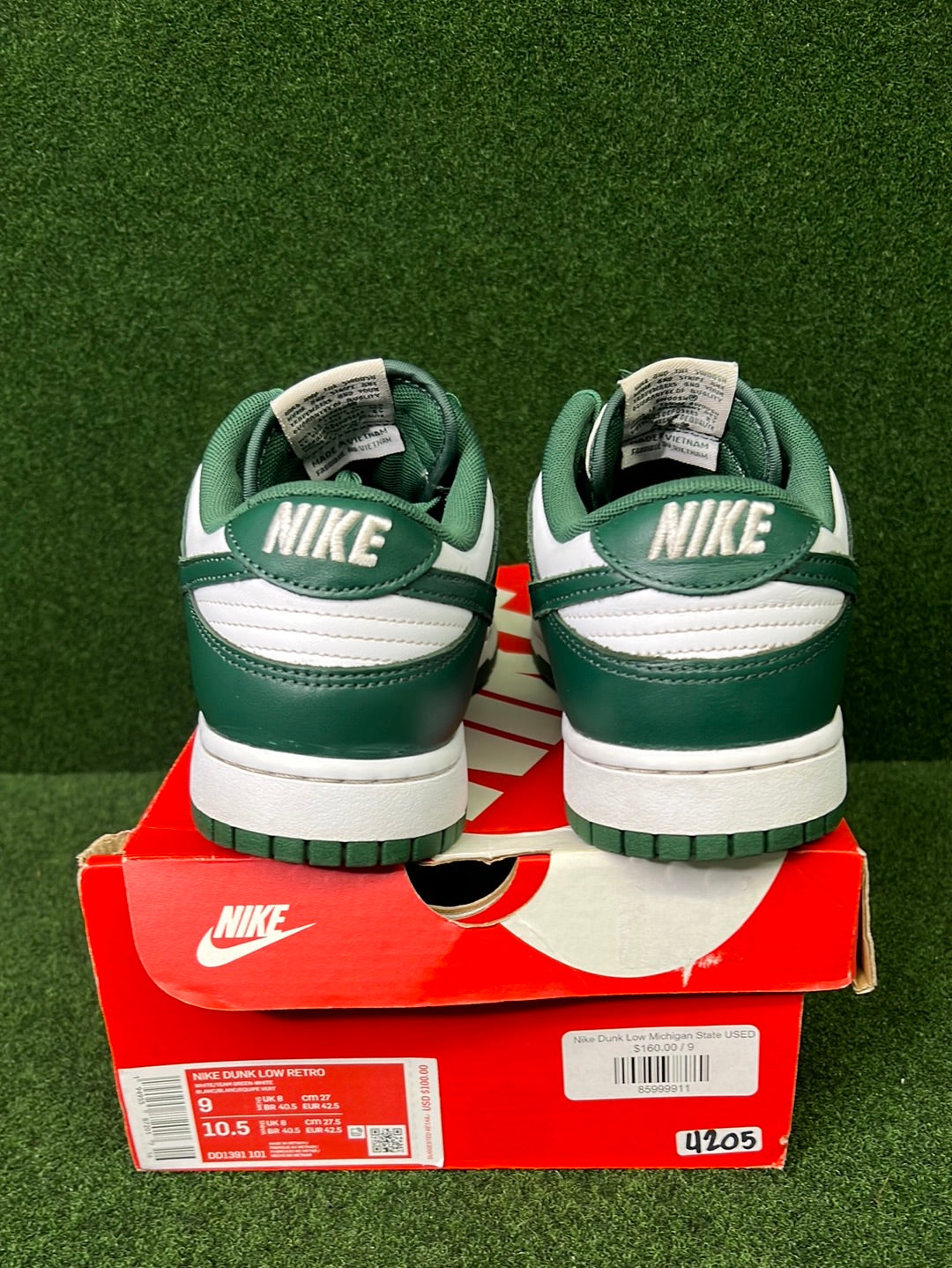 Nike Dunk Low Michigan State USED