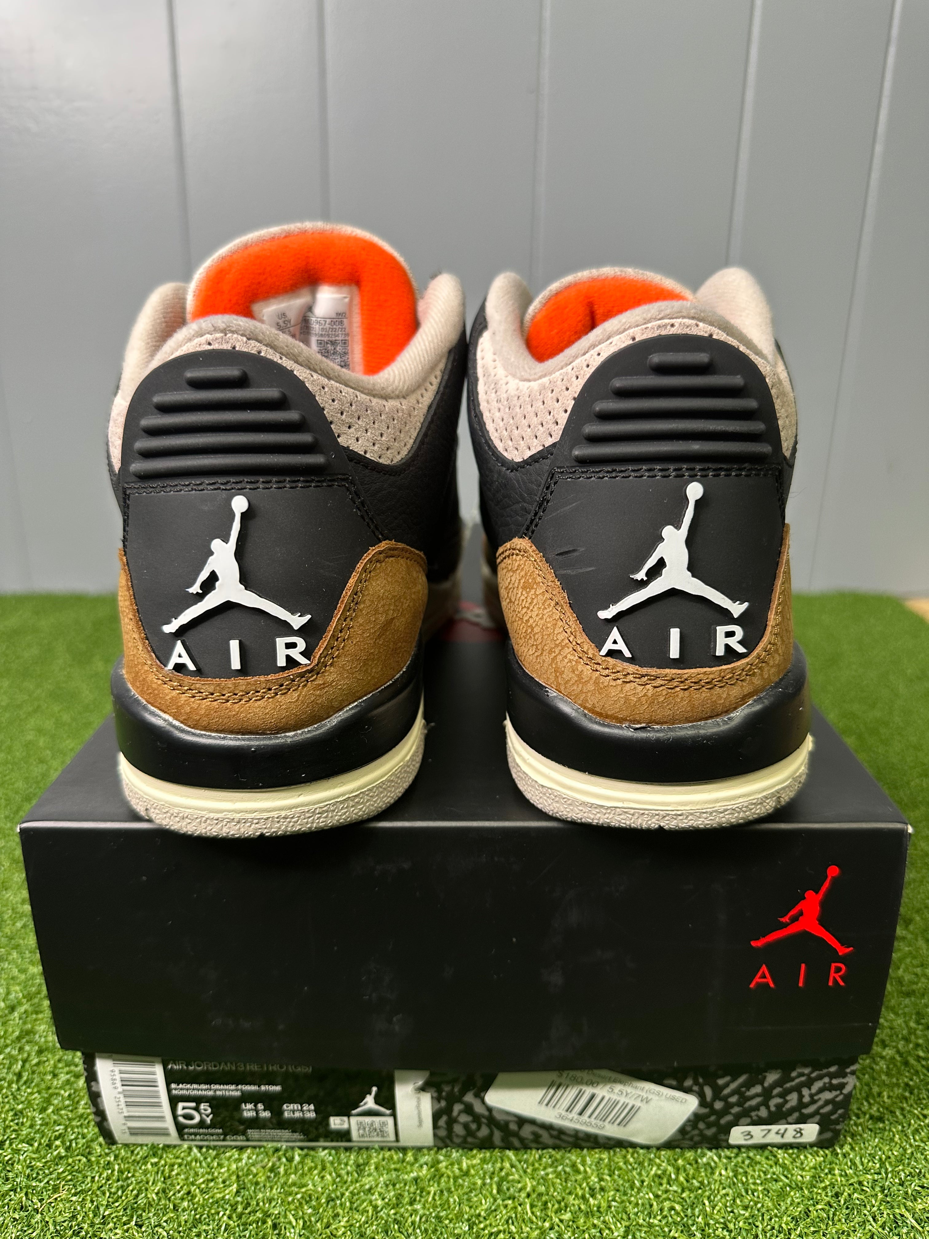 Jordan 3 Retro Desert Elephant (GS) USED