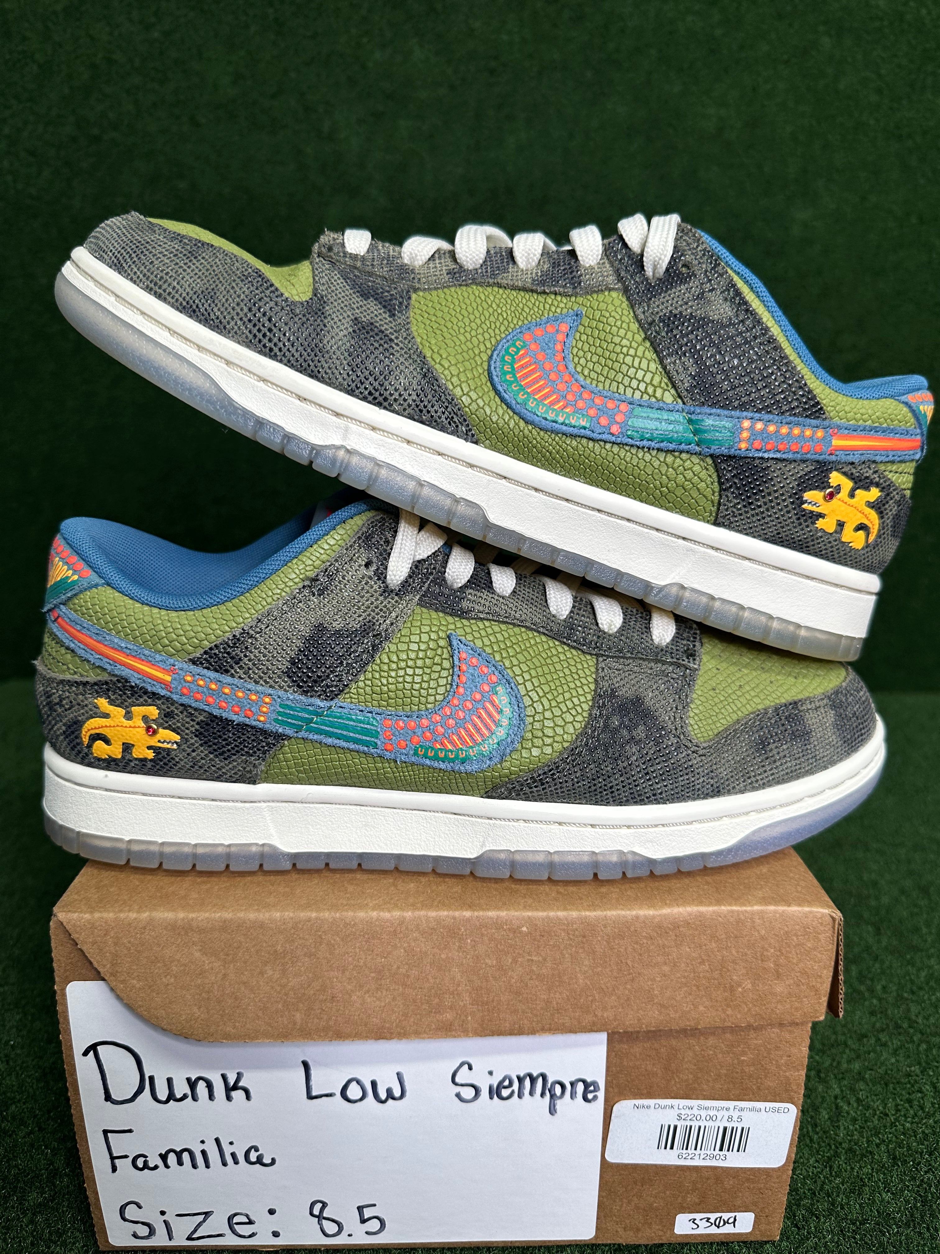 Nike Dunk Low Siempre Familia USED