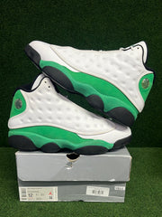 Jordan 13 Retro White Lucky Green USED