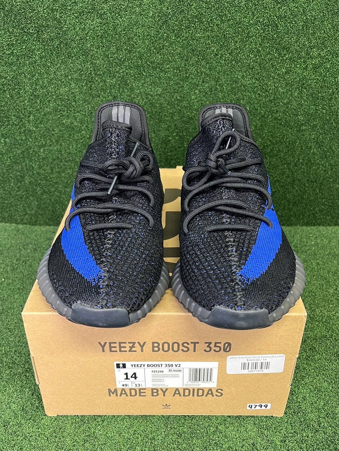 adidas Yeezy Boost 350 V2 Dazzling Blue USED