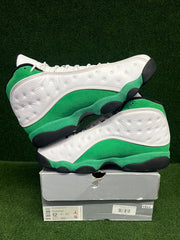 Jordan 13 Retro White Lucky Green USED