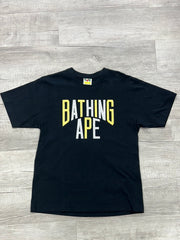 Bape Silver Gold Glitter NYC tee