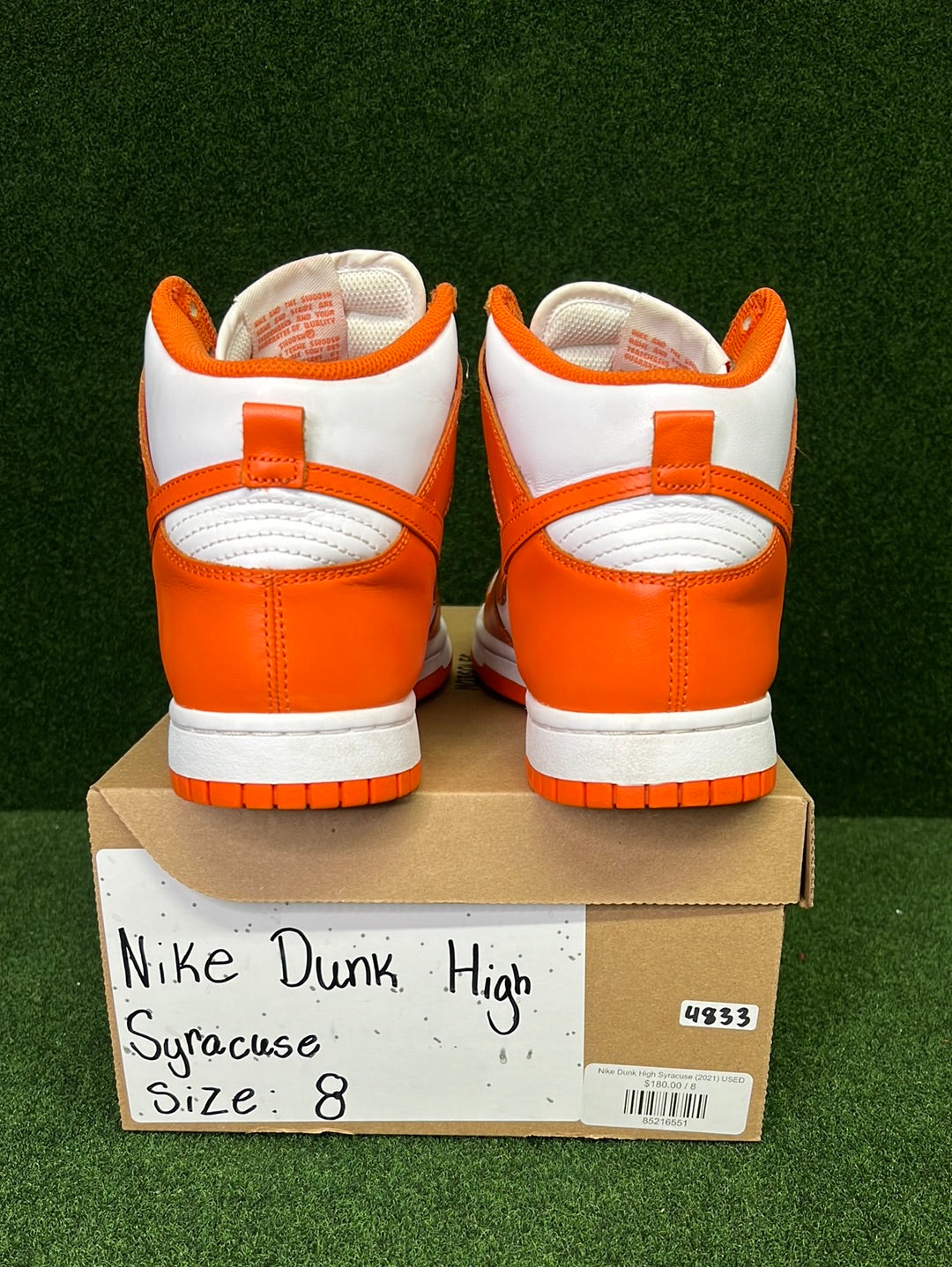 Nike Dunk High Syracuse (2021) USED