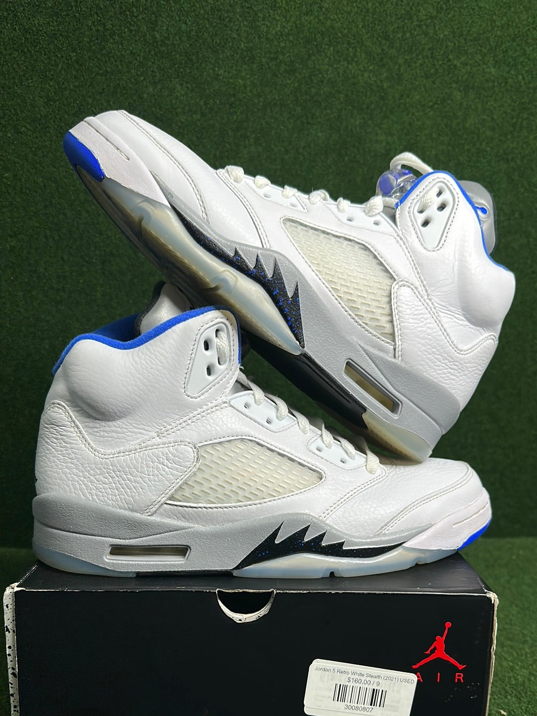 Jordan 5 Retro White Stealth (2021) USED