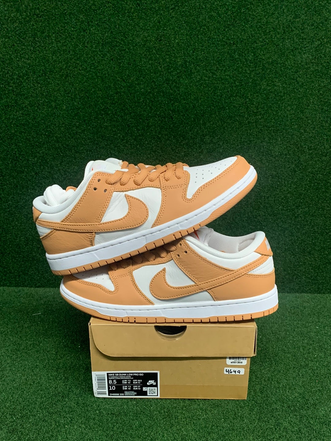 Nike SB Dunk Low Pro ISO Light Cognac