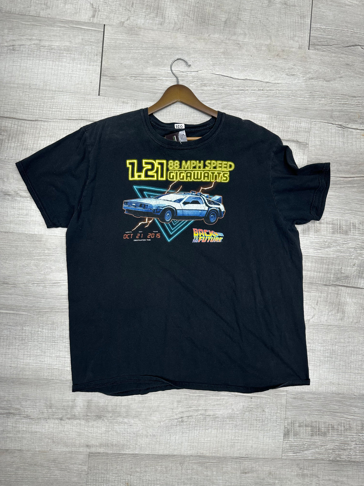 Vintage 121 gigawatts BTTF Tee