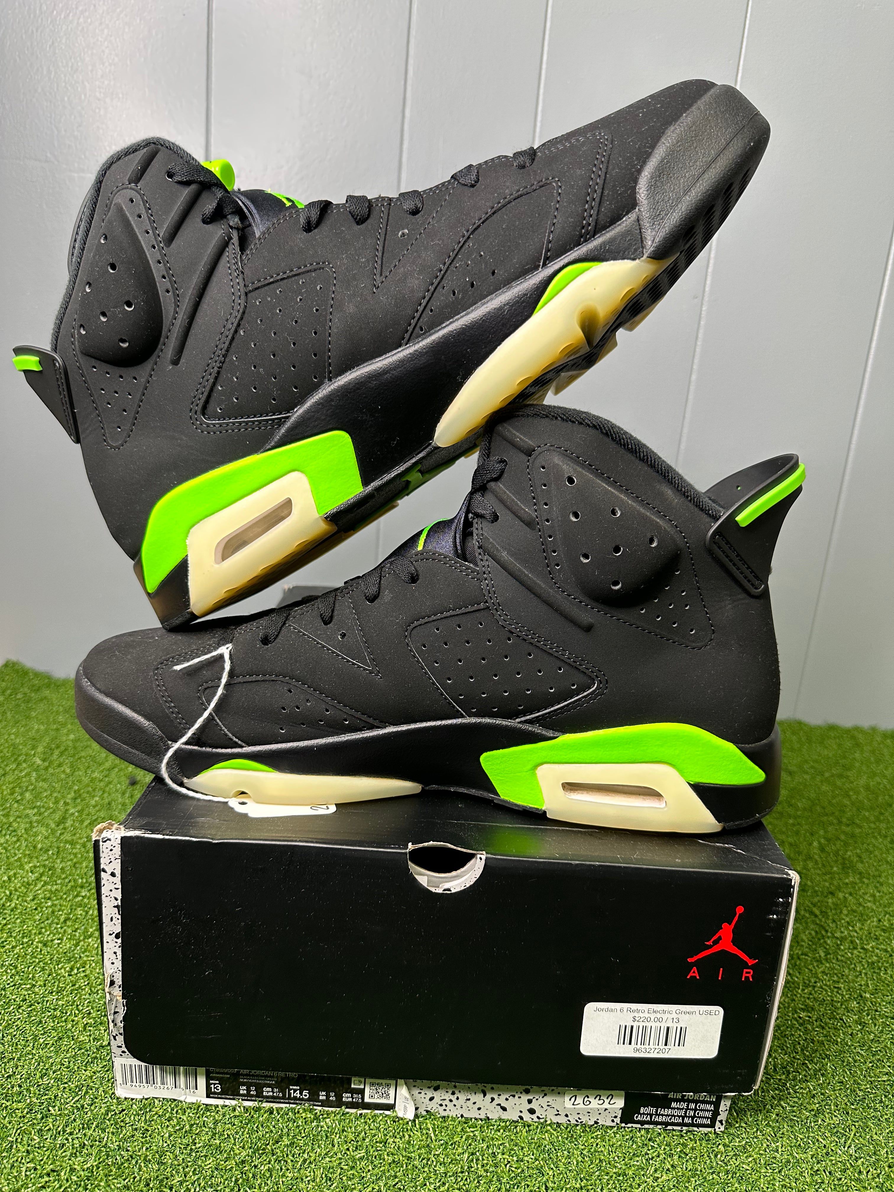 Jordan 6 Retro Electric Green USED