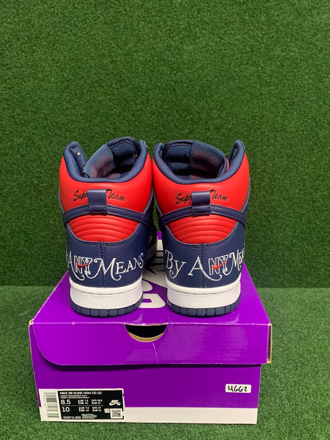 Nike SB Dunk High Supreme By Any Means Navy USED