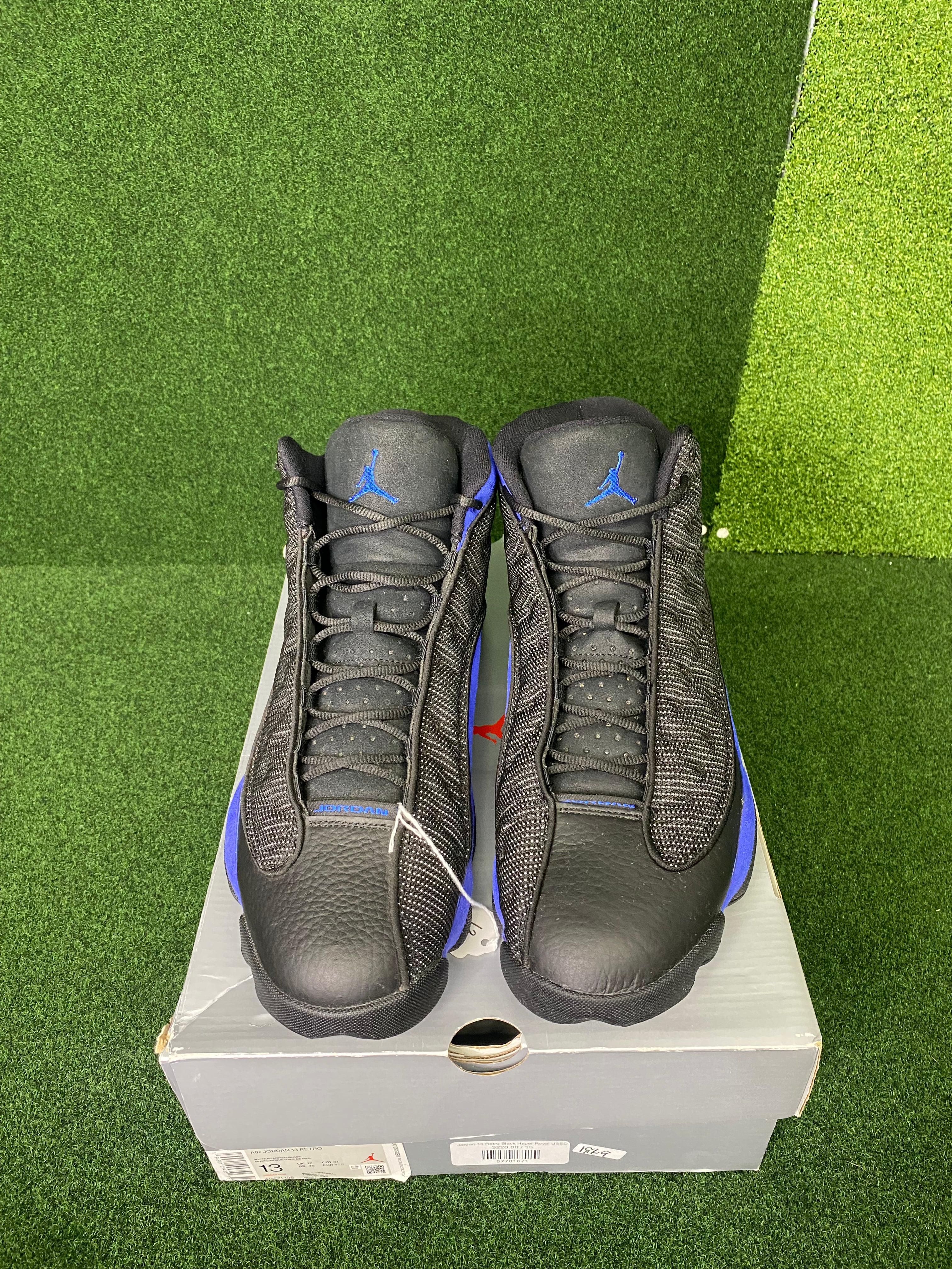 Jordan 13 Retro Black Hyper Royal USED