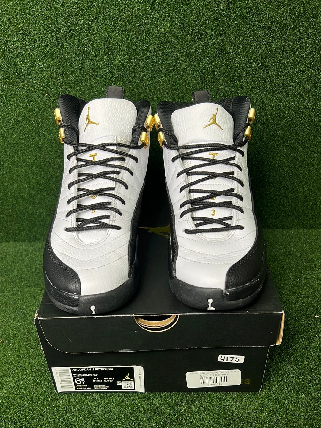 Jordan 12 Retro Royalty Taxi (GS) USED